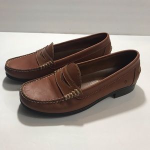 etienne aigner Womens 7.5m Leather Tribe Loafers